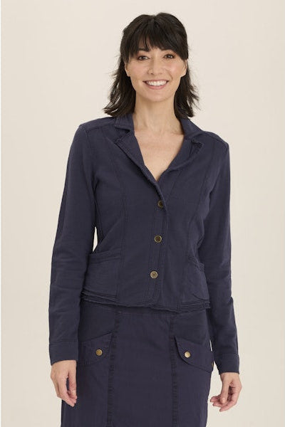 Terry Damia Blazer | Navy