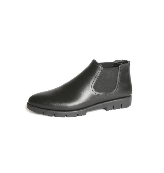 Taper Toe Slip-On Low Bootie | Brandy, Black