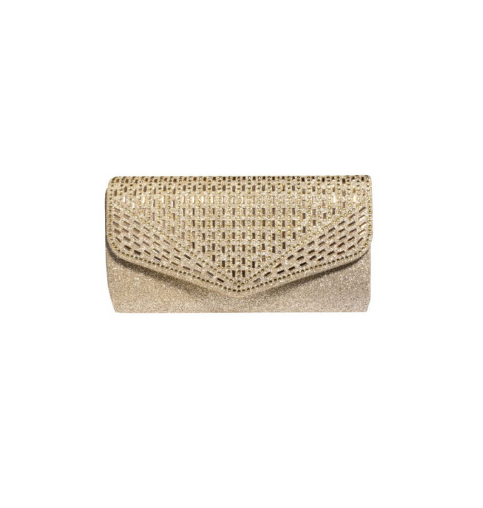 Beaded Glitter Clutch