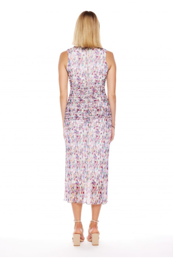 Ruched Midi Dress | Sandbar Mesh