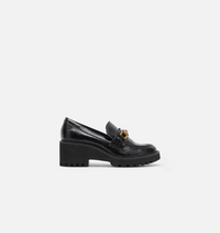 Chunky Platform Loafer | Midnight Crinkle