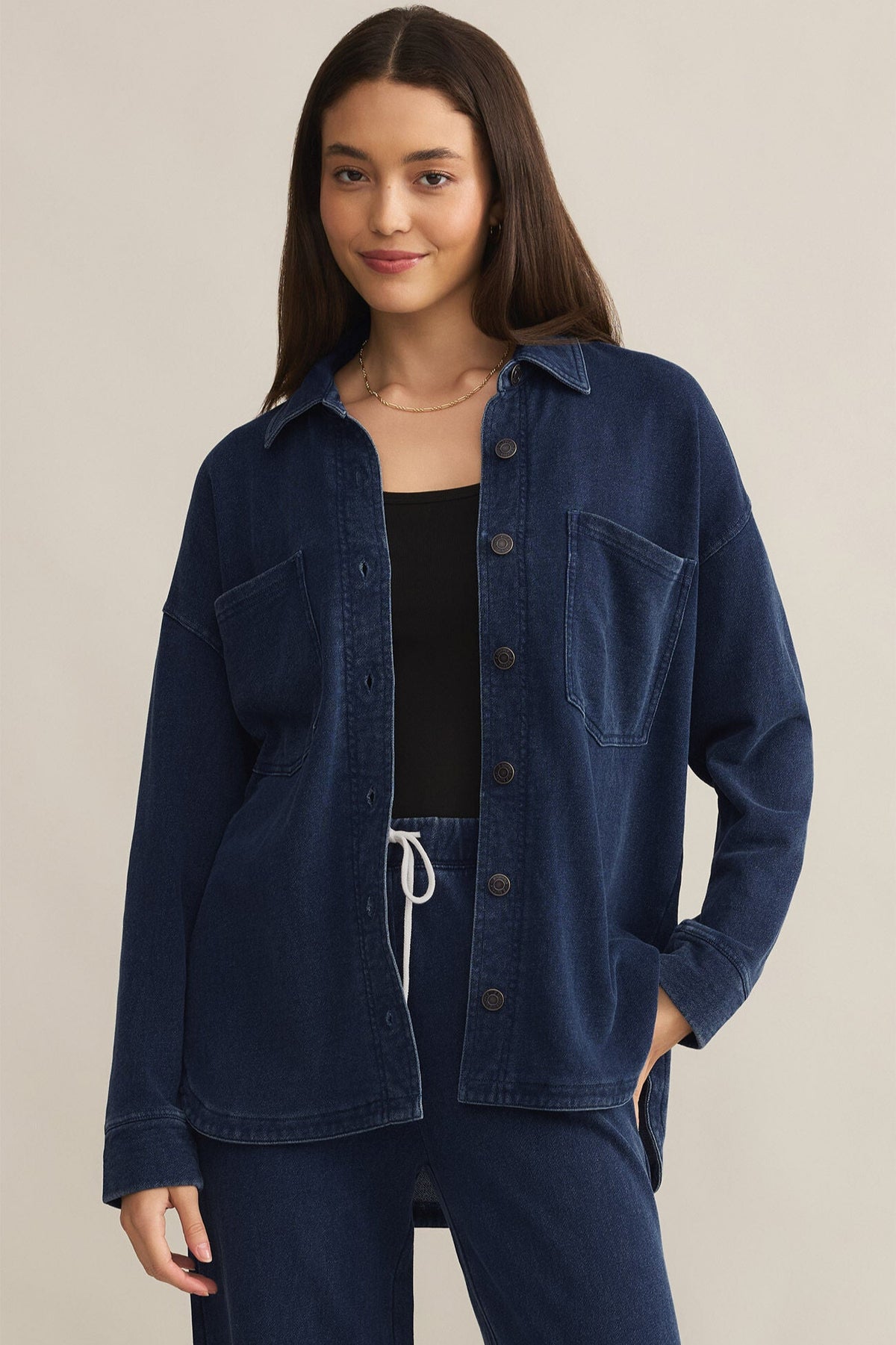 All Day Knit Denim Jacket | Indigo