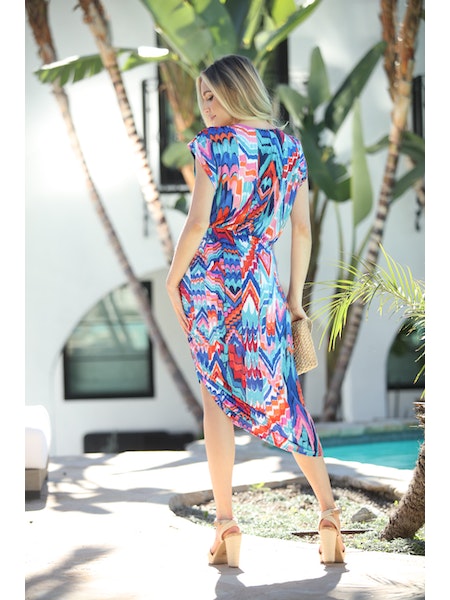 Shirred Asym Dress | Kailani