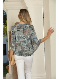Banded Kimono Top | Fairfax Print