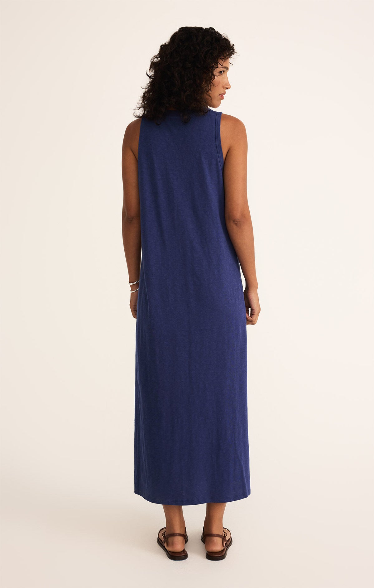 Palisades Midi Dress | Yacht Blue, Iced Coffee, Black, Avocado