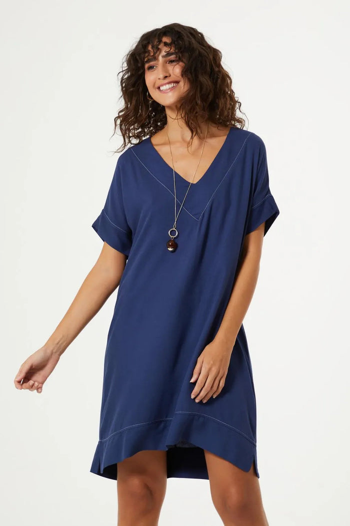 Zinzane Short VNK Dress | Azul