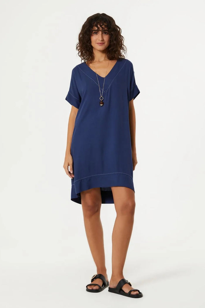 Zinzane Short VNK Dress | Azul