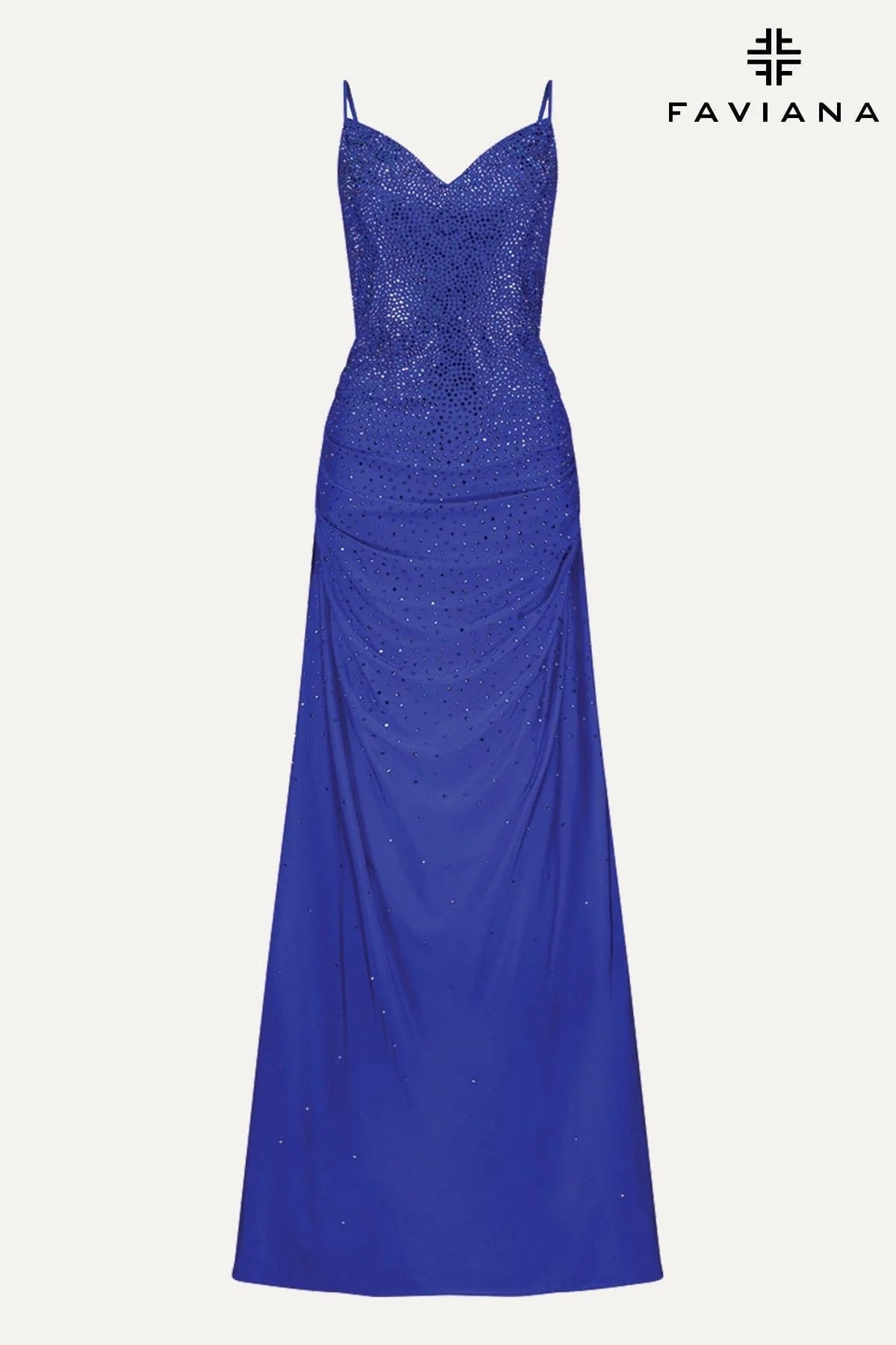 Faviana 9555 Plus Size Corset Maxi Dress With Hotfix Crystals – Harriman  Clothing Co