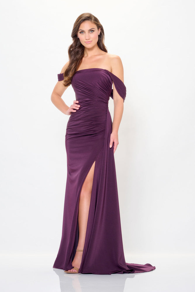 Cameron Blake CB 3241 Strapless Crepe Mermaid