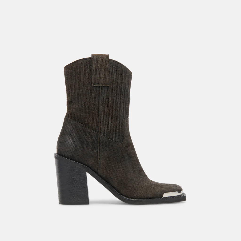 Distressed Leather Boots | Espresso