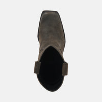 Distressed Leather Boots | Espresso