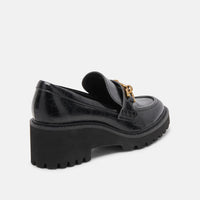 Chunky Platform Loafer | Midnight Crinkle