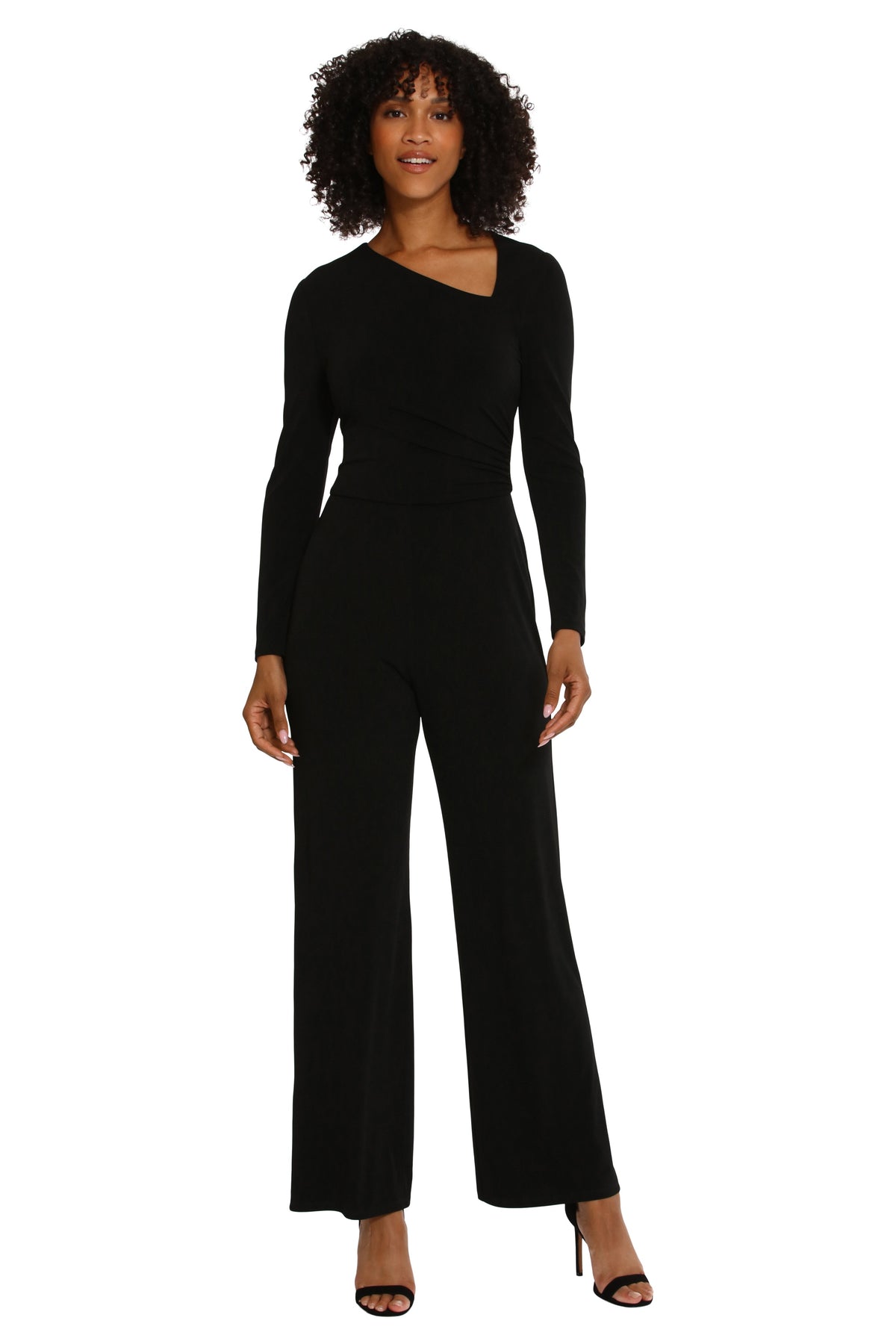 Long Sleeve Asymmetrical Jumpsuit