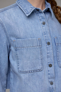 Cropped Denim Shirt | Vintage