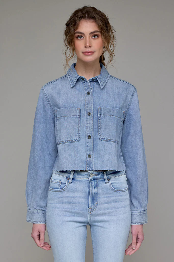 Cropped Denim Shirt | Vintage