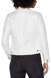 Moto Jacket | White Frost