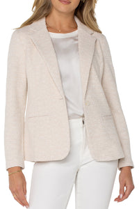 Fitted Blazer | Bone Boucle