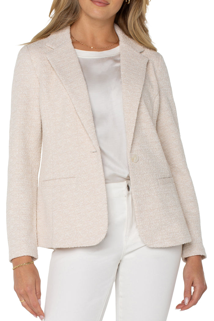 Fitted Blazer | Bone Boucle