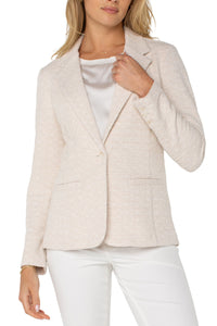 Fitted Blazer | Bone Boucle