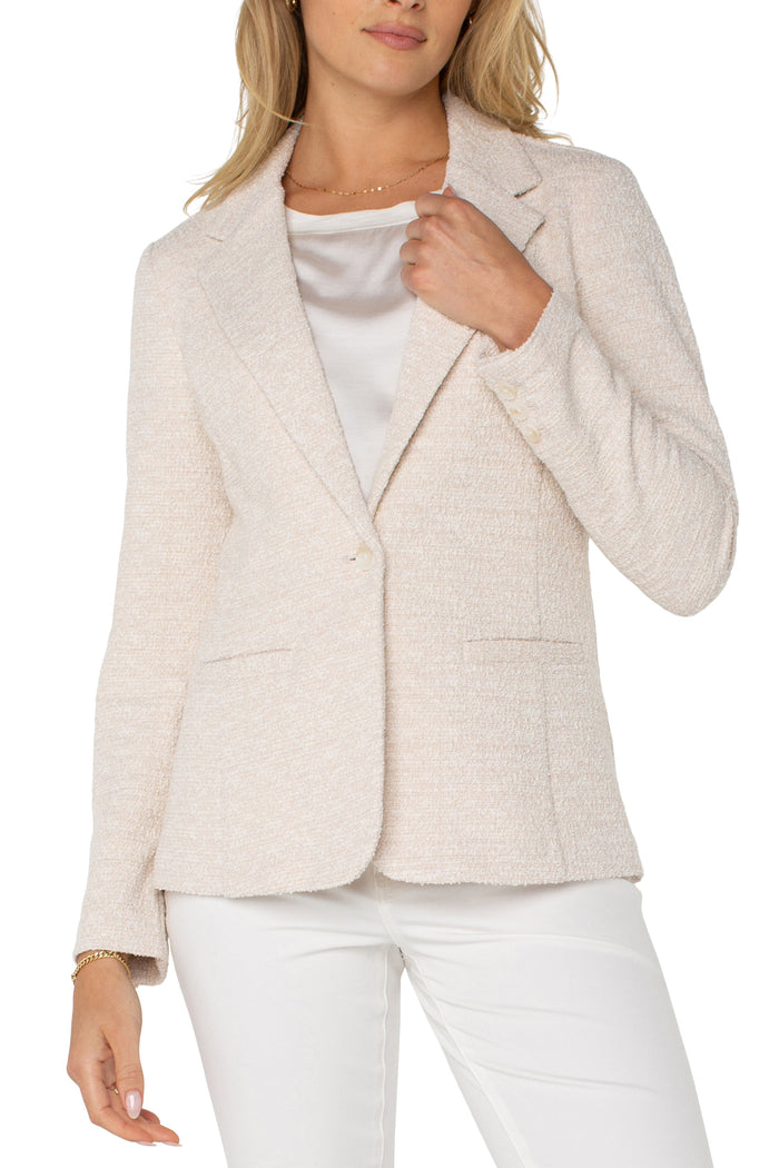 Fitted Blazer | Bone Boucle