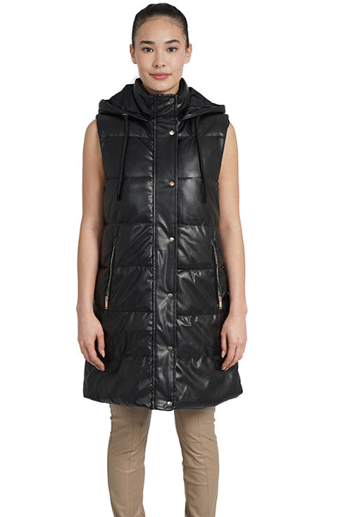 Sam Puffer Vest | Black