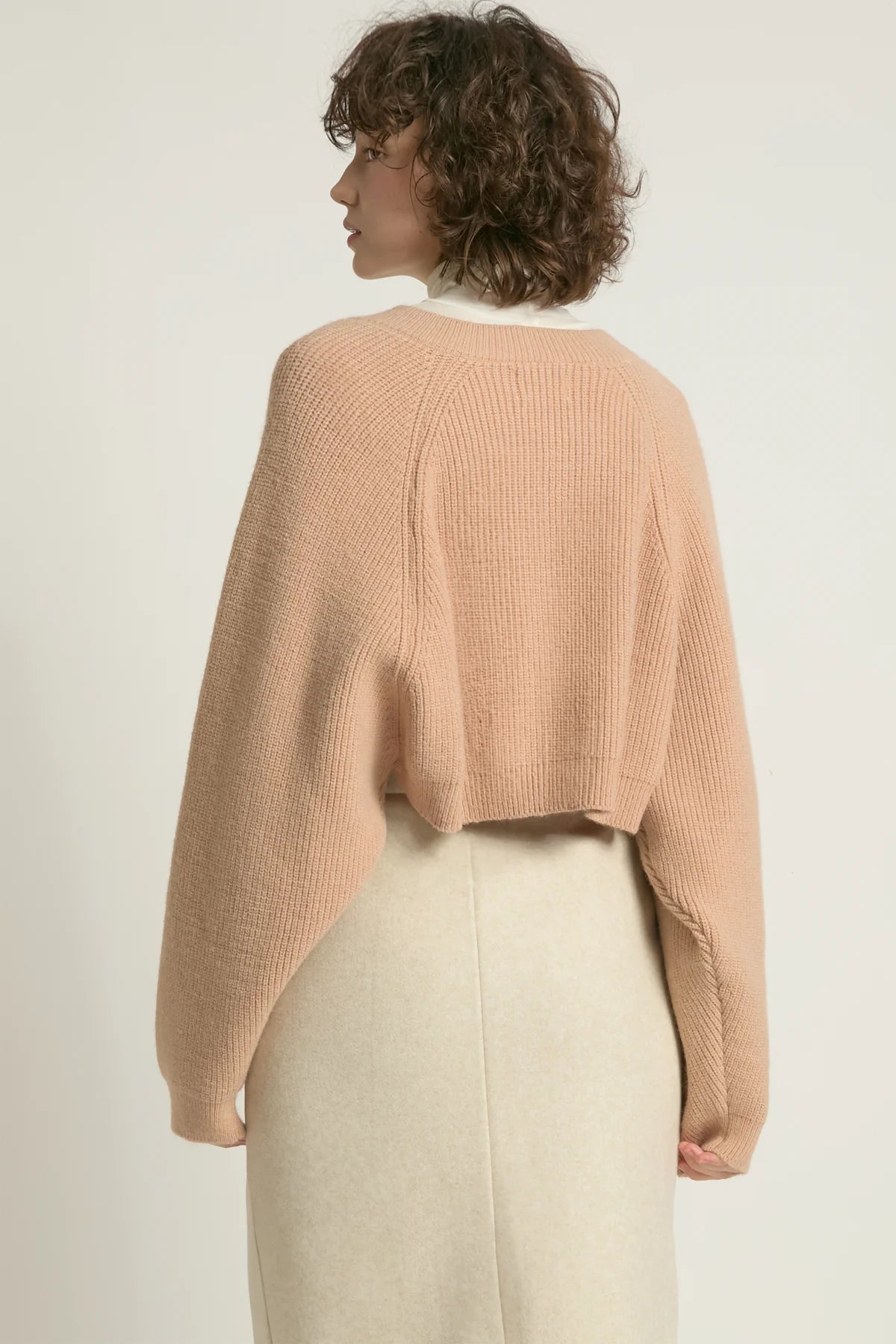 Knit Bolero Cardigan | Camel, Black