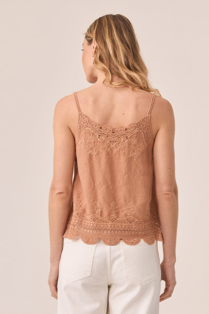 Lingerie Top w/ Matching Lace | Sand