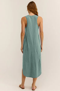 Z Supply Reverie Slub  Dress | Sea Pine, Heartbreaker Pink, Putty