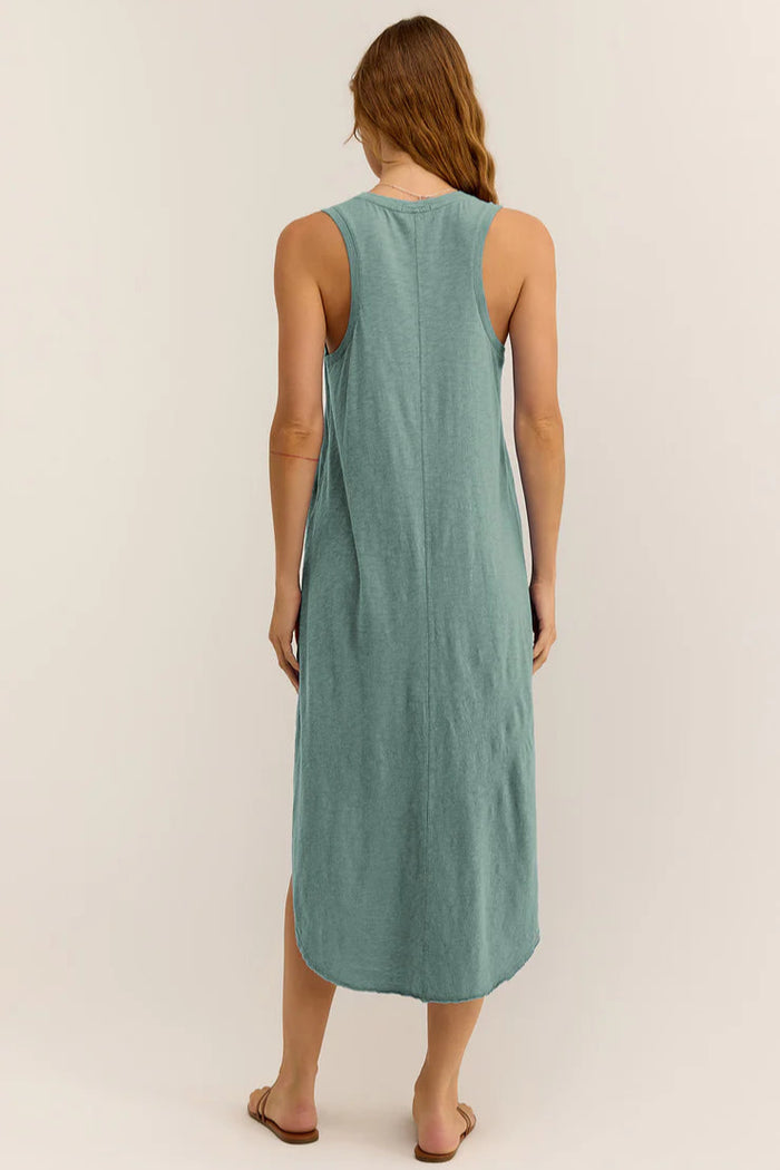 Z Supply Reverie Slub  Dress | Sea Pine, Heartbreaker Pink, Putty