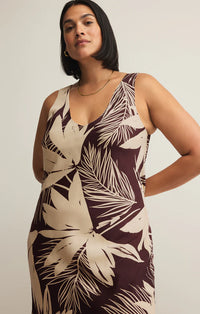Hana Palmera Maxi Dress | Lava Rock
