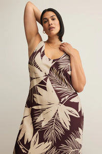 Hana Palmera Maxi Dress | Lava Rock