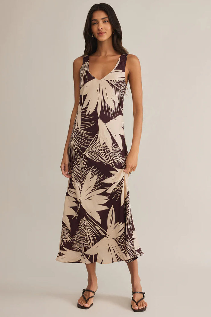 Hana Palmera Maxi Dress | Lava Rock