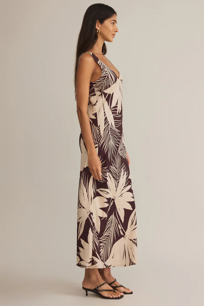 Hana Palmera Maxi Dress | Lava Rock