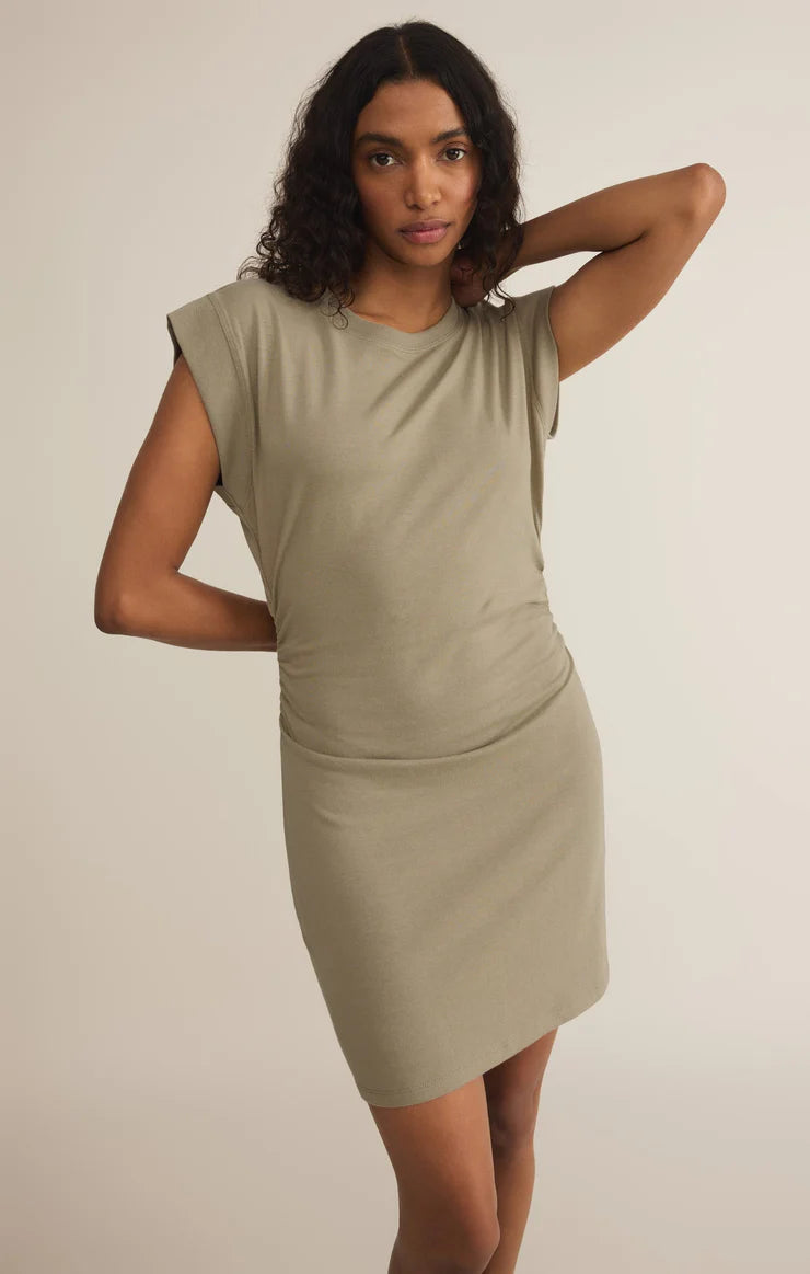 Camino Mini Dress | Black, Dusty Palm