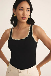 Jaidynn Rib Tank | Black