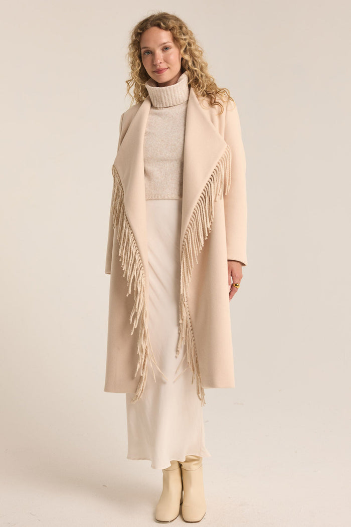 Alchemist Fringe Coat | Natural