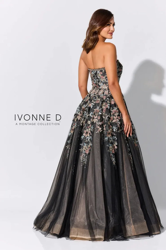 Ivonne D. ID327 Embroidered Ball Gown