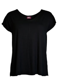 Bella V-Neck Top | Scales Print
