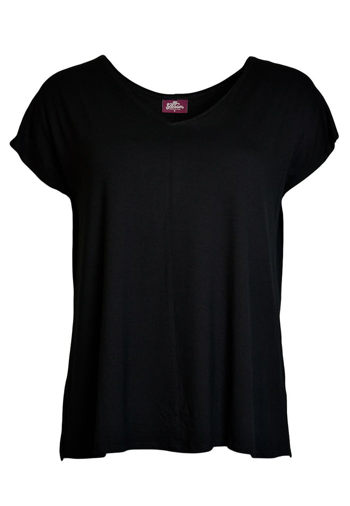 Bella V-Neck Top | Scales Print