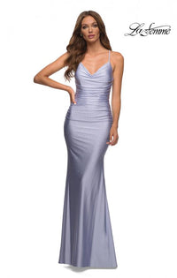 La Femme 30413 Jersey Rhinestone Gown