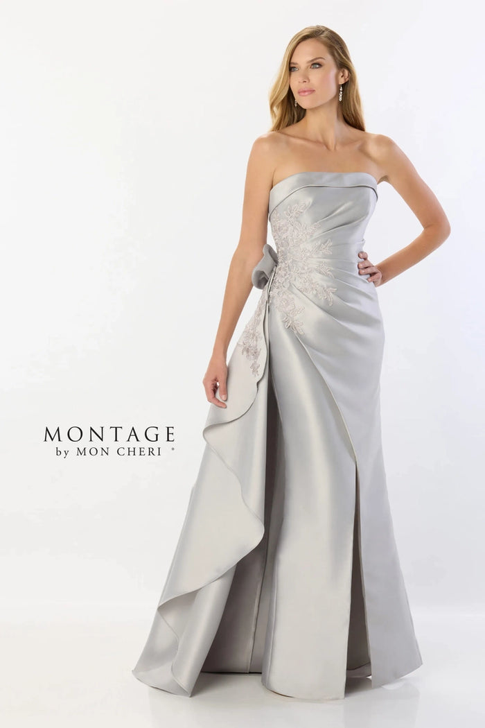 Montage M2235 Strapless Cuff with Rouching | Silver