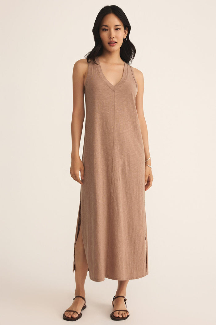Palisades Midi Dress | Yacht Blue, Iced Coffee, Black, Avocado