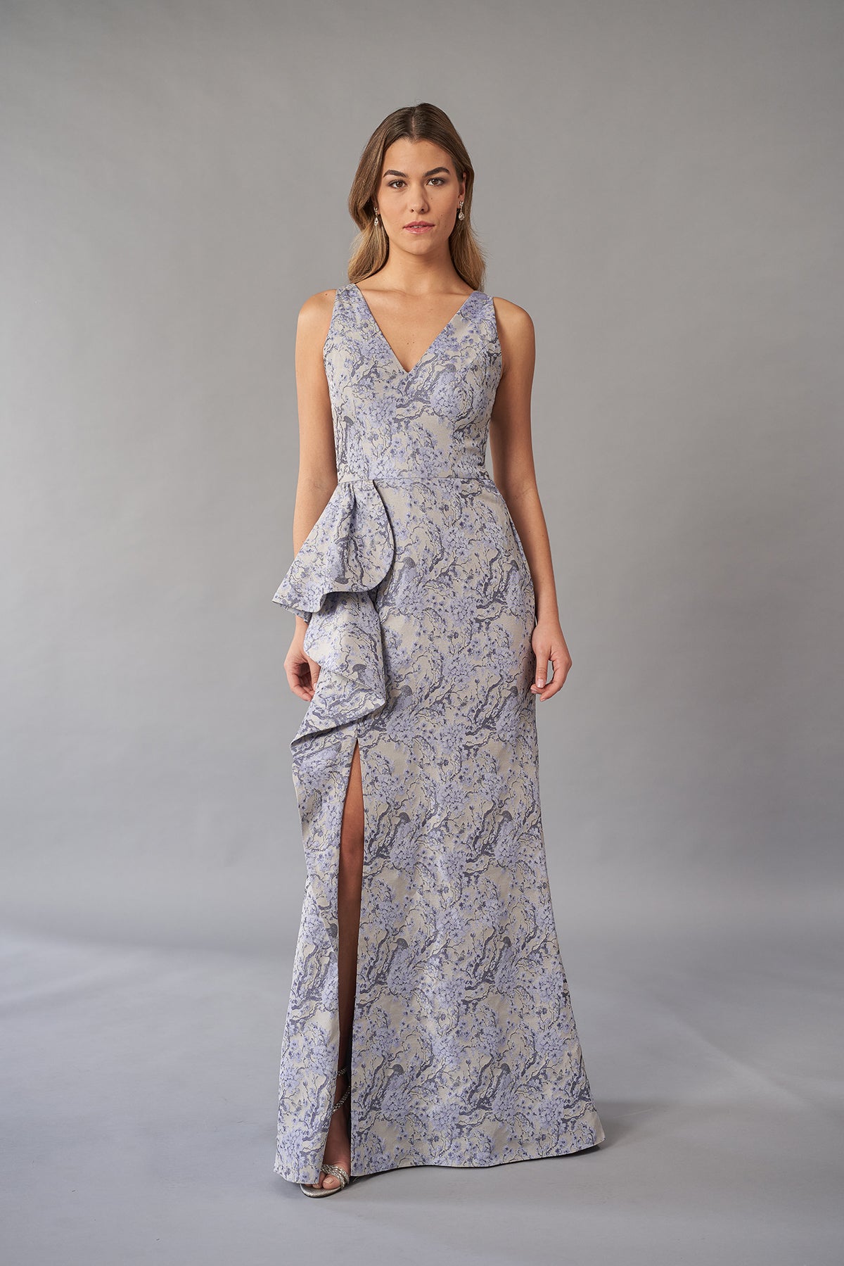 Florence Jacquard Fit & Flare Gown – Harriman Clothing Co