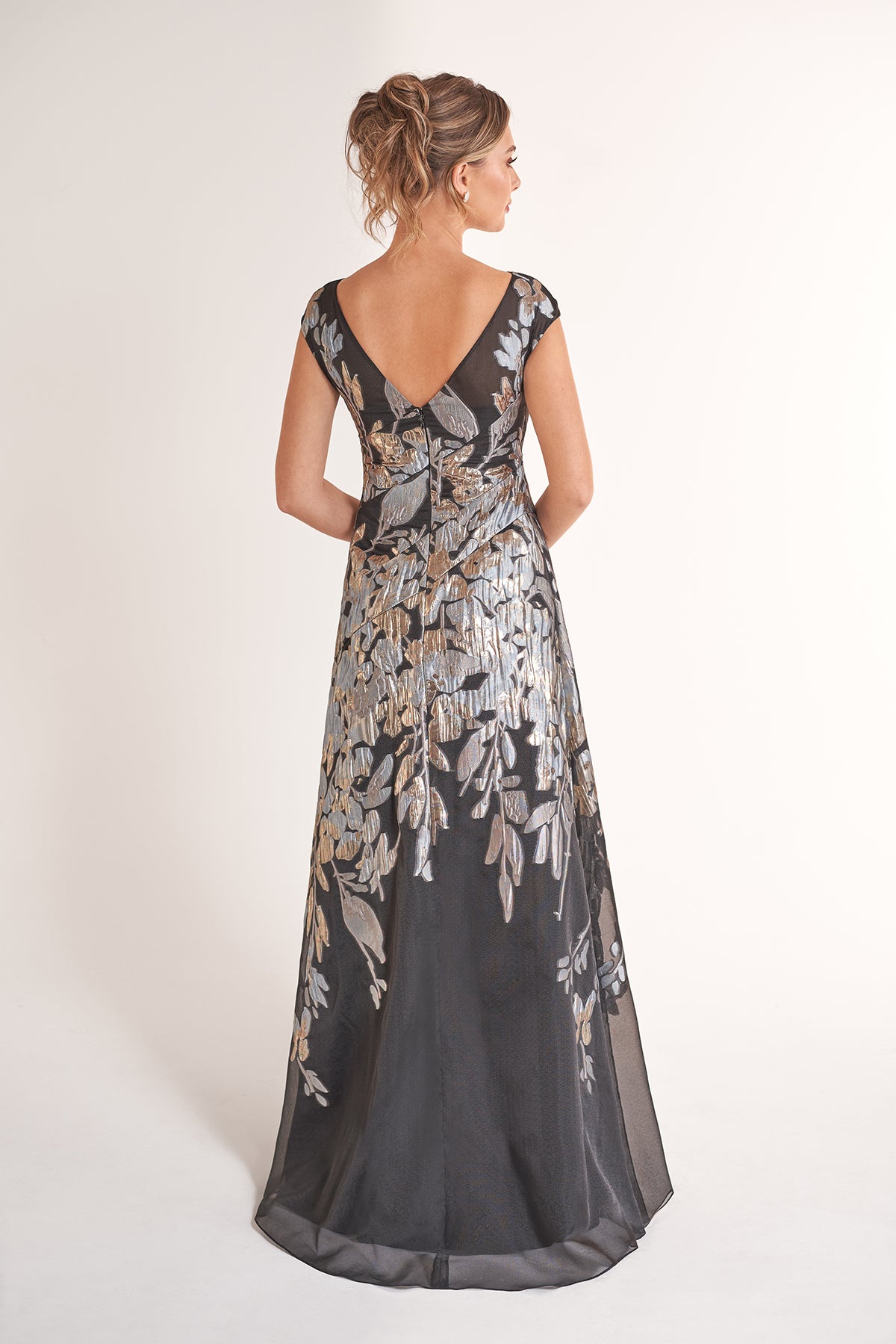 Jade Couture K278066 Hannah Jacquard Organza Gown