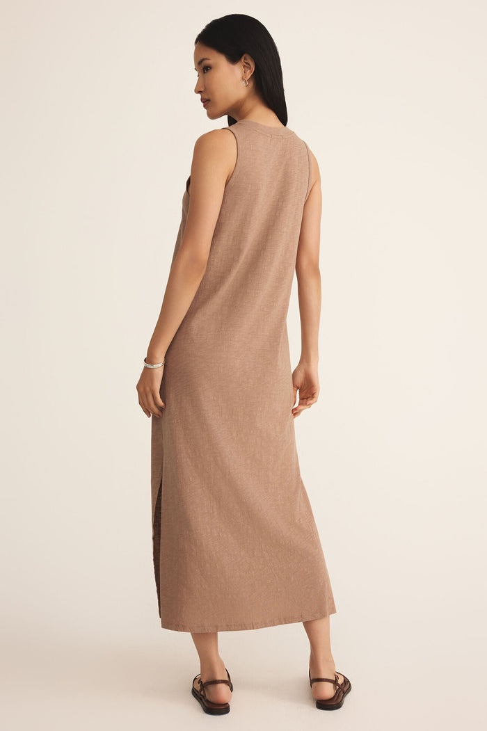 Palisades Midi Dress | Yacht Blue, Iced Coffee, Black, Avocado