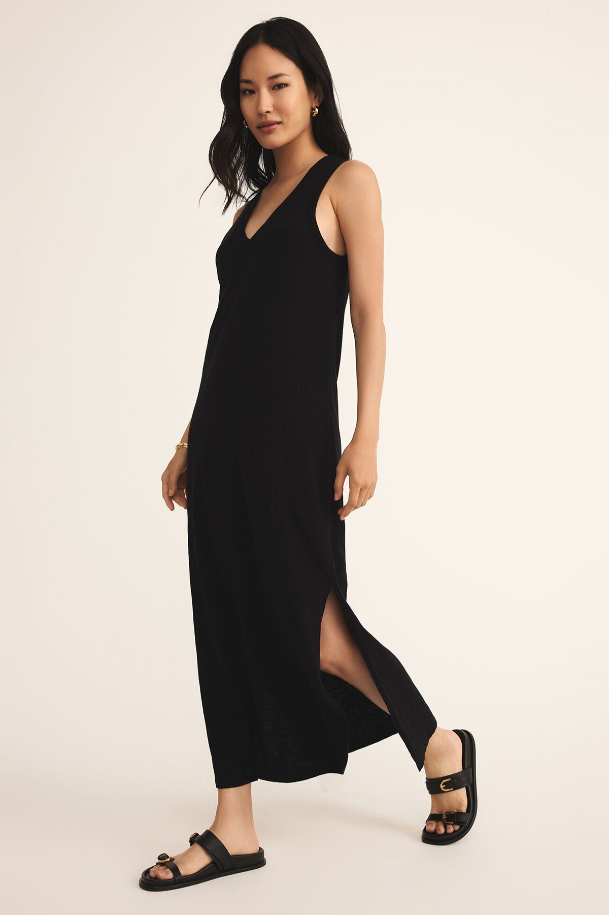 Palisades Midi Dress | Yacht Blue, Iced Coffee, Black, Avocado