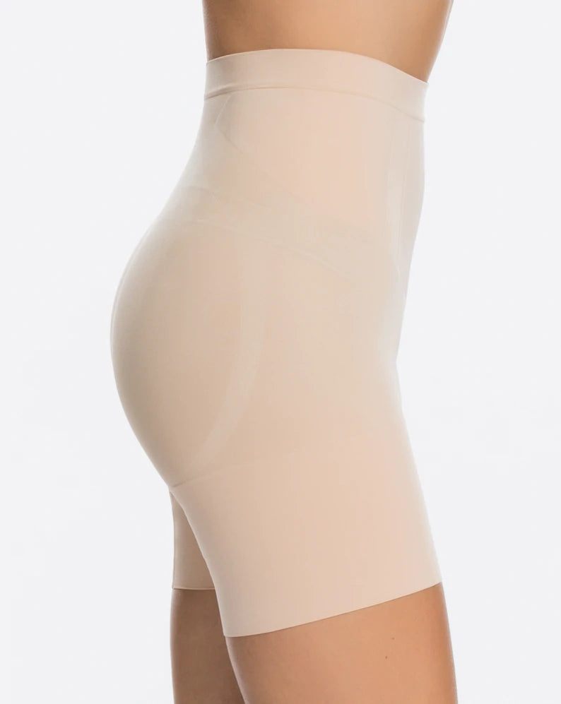 On Core Mid Thigh Short Spanx Soft Nude – Harriman Clothing Co.