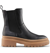 Waterproof Chelsea Swinton Boot | Black/Gum