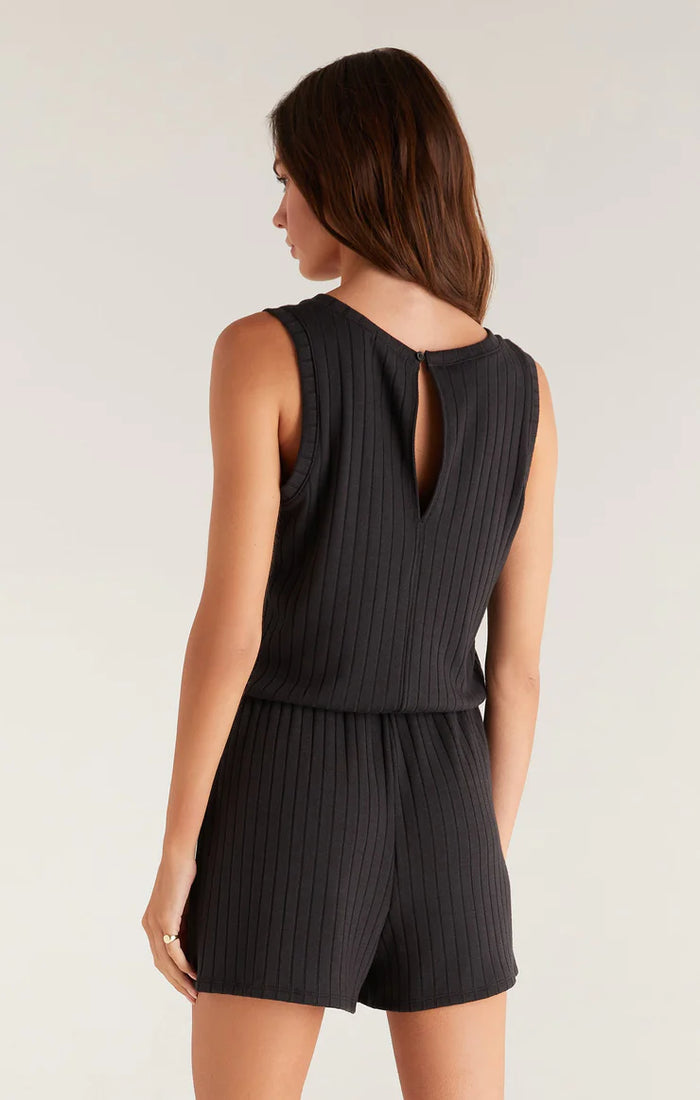 Kai Rib Romper | Black