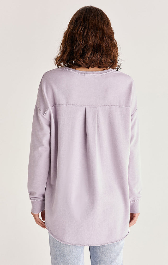 Z Supply Lavender Ash V-Neck  Weekender